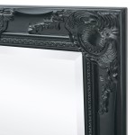 vidaXL Oglindă de perete în stil baroc, 100 x 50 cm, negru vidaXL Oglindă de perete în stil baroc, 100 x 50 cm, negru