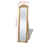 vidaXL Oglindă verticală în stil baroc 160 x 40 cm auriu vidaXL Oglindă verticală în stil baroc 160 x 40 cm auriu