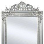 vidaXL Oglindă verticală în stil baroc 160 x 40 cm argintiu vidaXL Oglindă verticală în stil baroc 160 x 40 cm argintiu
