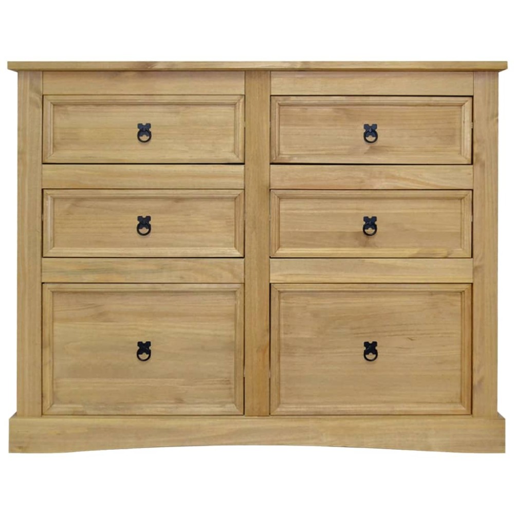 vidaXL Dulap, gama Corona, 110x43x81 cm, pin mexican