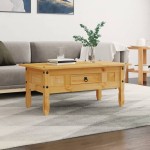 vidaXL Măsuță de cafea stil Corona din pin mexican 100 x 55 x 44 cm vidaXL Măsuță de cafea stil Corona din pin mexican 100 x 55 x 44 cm