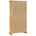 vidaXL Bibliotecă 4 rafturi pin, stil mexican Corona 80x29x150 cm vidaXL Bibliotecă 4 rafturi pin, stil mexican Corona 80x29x150 cm
