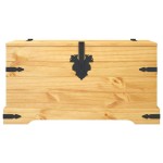 vidaXL Cufăr depozitare din pin mexican Corona Range 91 x 49,5 x 47 cm vidaXL Cufăr depozitare din pin mexican Corona Range 91 x 49,5 x 47 cm