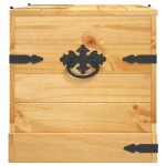 vidaXL Cufăr depozitare din pin mexican Corona Range 91 x 49,5 x 47 cm vidaXL Cufăr depozitare din pin mexican Corona Range 91 x 49,5 x 47 cm
