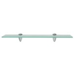 vidaXL Raft suspendat din sticlă, 50 x 10 cm, 8 mm vidaXL Raft suspendat din sticlă, 50 x 10 cm, 8 mm