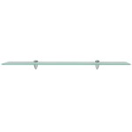 vidaXL Raft suspendat din sticlă, 80 x 10 cm, 8 mm vidaXL Raft suspendat din sticlă, 80 x 10 cm, 8 mm