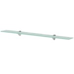 vidaXL Raft suspendat din sticlă, 90 x 10 cm, 8 mm vidaXL Raft suspendat din sticlă, 90 x 10 cm, 8 mm