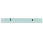 vidaXL Raft suspendat din sticlă, 90 x 10 cm, 8 mm vidaXL Raft suspendat din sticlă, 90 x 10 cm, 8 mm