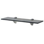 vidaXL Raft suspendat din sticlă, 40 x 10 cm, 8 mm vidaXL Raft suspendat din sticlă, 40 x 10 cm, 8 mm