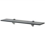 vidaXL Raft suspendat din sticlă, 50 x 10 cm, 8 mm vidaXL Raft suspendat din sticlă, 50 x 10 cm, 8 mm