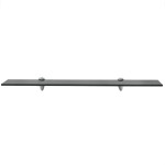 vidaXL Raft suspendat din sticlă, 70 x 10 cm, 8 mm vidaXL Raft suspendat din sticlă, 70 x 10 cm, 8 mm