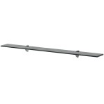 vidaXL Raft suspendat din sticlă, 100 x 10 cm, 8 mm vidaXL Raft suspendat din sticlă, 100 x 10 cm, 8 mm