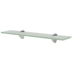 vidaXL Raft suspendat din sticlă, 50 x 10 cm, 8 mm vidaXL Raft suspendat din sticlă, 50 x 10 cm, 8 mm