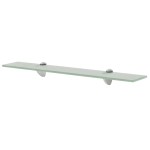 vidaXL Raft suspendat din sticlă, 60 x 10 cm, 8 mm vidaXL Raft suspendat din sticlă, 60 x 10 cm, 8 mm