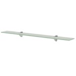 vidaXL Raft suspendat din sticlă, 80 x 10 cm, 8 mm vidaXL Raft suspendat din sticlă, 80 x 10 cm, 8 mm