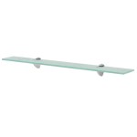 vidaXL Raft suspendat din sticlă, 70 x 20 cm, 8 mm vidaXL Raft suspendat din sticlă, 70 x 20 cm, 8 mm