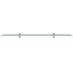 vidaXL Raft suspendat din sticlă, 80 x 20 cm, 8 mm vidaXL Raft suspendat din sticlă, 80 x 20 cm, 8 mm