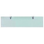vidaXL Raft suspendat din sticlă, 80 x 20 cm, 8 mm vidaXL Raft suspendat din sticlă, 80 x 20 cm, 8 mm