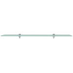 vidaXL Raft suspendat din sticlă, 90 x 20 cm, 8 mm vidaXL Raft suspendat din sticlă, 90 x 20 cm, 8 mm