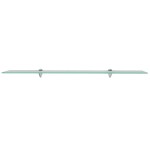 vidaXL Raft suspendat din sticlă, 100 x 20 cm, 8 mm vidaXL Raft suspendat din sticlă, 100 x 20 cm, 8 mm