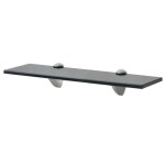 vidaXL Raft suspendat din sticlă, 40 x 20 cm, 8 mm vidaXL Raft suspendat din sticlă, 40 x 20 cm, 8 mm