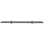 vidaXL Raft suspendat din sticlă, 70 x 20 cm, 8 mm vidaXL Raft suspendat din sticlă, 70 x 20 cm, 8 mm
