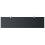 vidaXL Raft suspendat din sticlă, 80 x 20 cm, 8 mm
