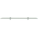 vidaXL Raft suspendat din sticlă, 80 x 20 cm, 8 mm vidaXL Raft suspendat din sticlă, 80 x 20 cm, 8 mm