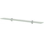 vidaXL Raft suspendat din sticlă, 90 x 20 cm, 8 mm vidaXL Raft suspendat din sticlă, 90 x 20 cm, 8 mm