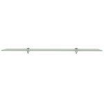 vidaXL Raft suspendat din sticlă, 100 x 20 cm, 8 mm vidaXL Raft suspendat din sticlă, 100 x 20 cm, 8 mm