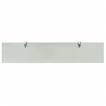 vidaXL Raft suspendat din sticlă, 100 x 20 cm, 8 mm vidaXL Raft suspendat din sticlă, 100 x 20 cm, 8 mm