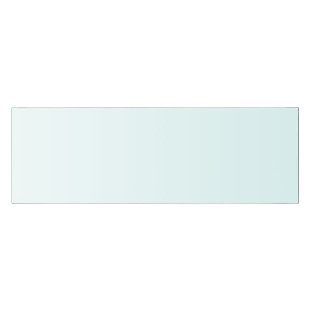 vidaXL Raft din sticlă transparentă, 60 x 20 cm
