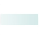 vidaXL Raft din sticlă transparentă, 80 x 25 cm vidaXL Raft din sticlă transparentă, 80 x 25 cm