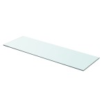 vidaXL Raft din sticlă transparentă, 80 x 25 cm vidaXL Raft din sticlă transparentă, 80 x 25 cm