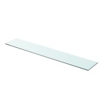 vidaXL Raft din sticlă transparentă, 90 x 15 cm vidaXL Raft din sticlă transparentă, 90 x 15 cm