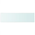 vidaXL Raft din sticlă transparentă, 90 x 25 cm vidaXL Raft din sticlă transparentă, 90 x 25 cm