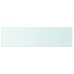 vidaXL Raft din sticlă transparentă, 110 x 30 cm vidaXL Raft din sticlă transparentă, 110 x 30 cm