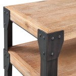 vidaXL Masă consolă din lemn masiv de acacia 120 x 40 x 85 cm vidaXL Masă consolă din lemn masiv de acacia 120 x 40 x 85 cm