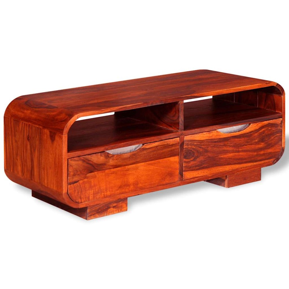 vidaXL Măsuță de cafea din lemn masiv de acacia, 90 x 40 x 35 cm