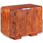 vidaXL Dulap, 75 x 35 x 60 cm, lemn masiv de acacia vidaXL Dulap, 75 x 35 x 60 cm, lemn masiv de acacia