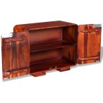 vidaXL Dulap, 75 x 35 x 60 cm, lemn masiv de acacia vidaXL Dulap, 75 x 35 x 60 cm, lemn masiv de acacia