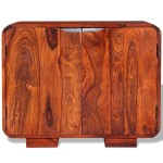 vidaXL Dulap, 75 x 35 x 60 cm, lemn masiv de acacia vidaXL Dulap, 75 x 35 x 60 cm, lemn masiv de acacia