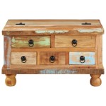 vidaXL Măsuță de cafea, 70 x 70 x 38 cm, lemn reciclat vidaXL Măsuță de cafea, 70 x 70 x 38 cm, lemn reciclat