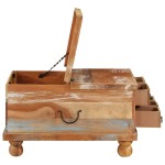 vidaXL Măsuță de cafea, 70 x 70 x 38 cm, lemn reciclat vidaXL Măsuță de cafea, 70 x 70 x 38 cm, lemn reciclat