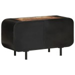 vidaXL Comodă TV, 90 x 30 x 48 cm, lemn masiv reciclat