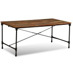 vidaXL Masă de bucătărie, 180 cm, lemn masiv reciclat vidaXL Masă de bucătărie, 180 cm, lemn masiv reciclat