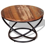 vidaXL Măsuță de cafea, 60 x 60 x 40 cm, lemn masiv reciclat vidaXL Măsuță de cafea, 60 x 60 x 40 cm, lemn masiv reciclat
