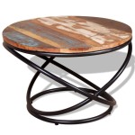 vidaXL Măsuță de cafea, 60 x 60 x 40 cm, lemn masiv reciclat vidaXL Măsuță de cafea, 60 x 60 x 40 cm, lemn masiv reciclat