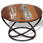 vidaXL Măsuță de cafea, 60 x 60 x 40 cm, lemn masiv reciclat vidaXL Măsuță de cafea, 60 x 60 x 40 cm, lemn masiv reciclat
