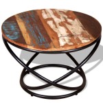 vidaXL Măsuță de cafea, 60 x 60 x 40 cm, lemn masiv reciclat vidaXL Măsuță de cafea, 60 x 60 x 40 cm, lemn masiv reciclat